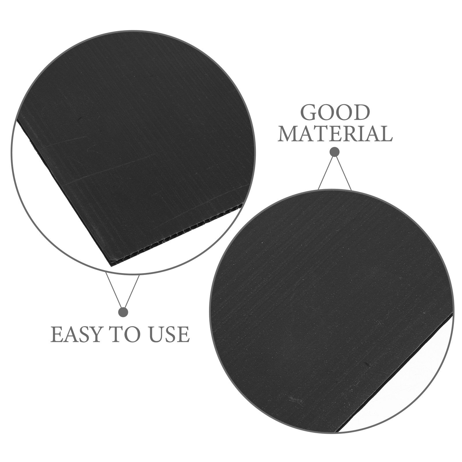 10Pcs Black Corrugated Plastic - đánh giá và giá Yard Sign Blank