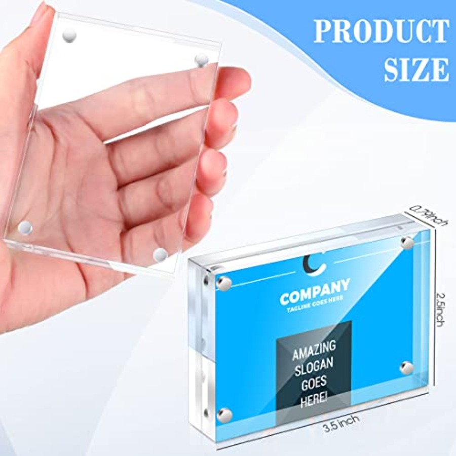 Acrylic Business Card Frame 2. - đánh giá và giá Photo Acrylic Block
