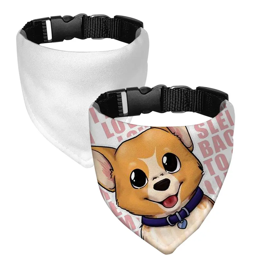 Sublimation White Blank Dog Pe - đánh giá và giá Bandana Blank White