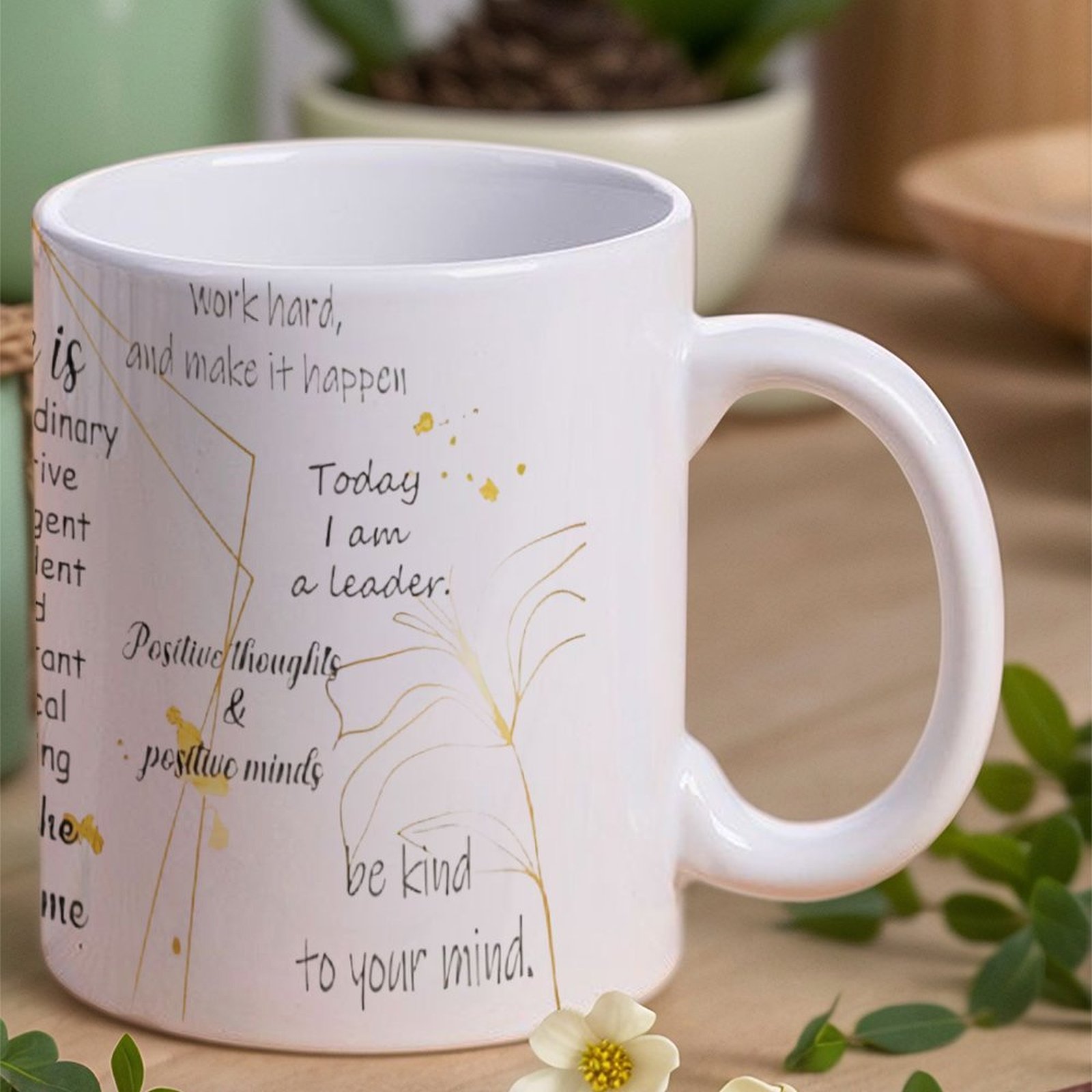 A Poster With A Quote About Sh - đánh giá và giá Sublimation Mug White