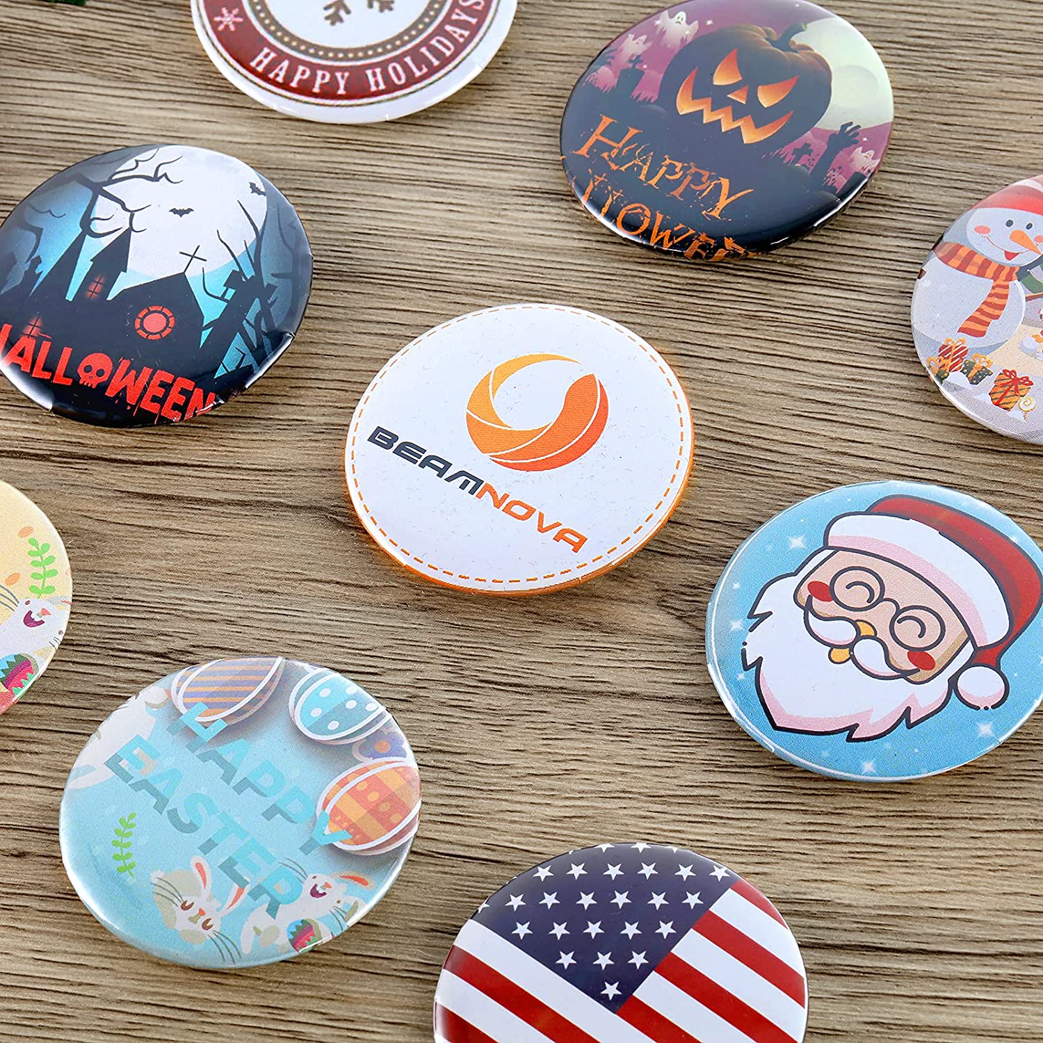 100PCS Metal Back Badge Button - đánh giá và giá Button Badge Blank