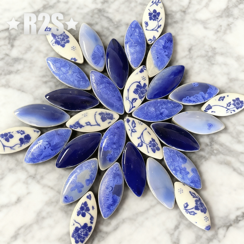100g Mix color Irregular Ceram - đánh giá và giá Ceramic Tile Blank