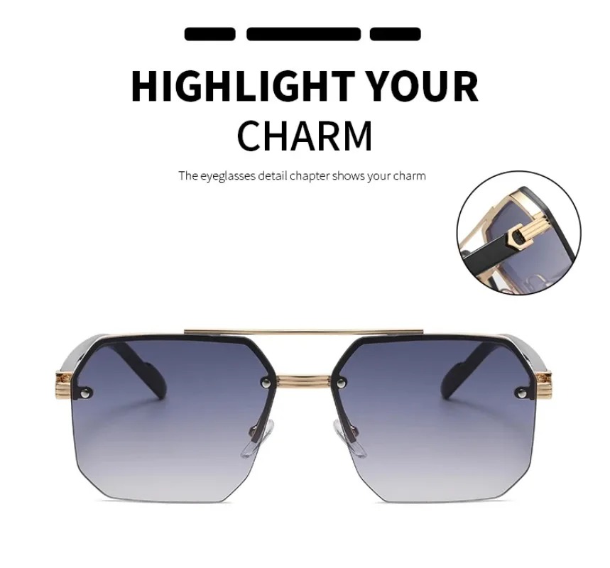 Men's Metal Sunglasses Square  - đánh giá và giá Metal Photo Panel
