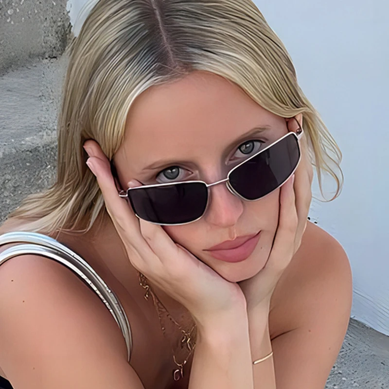 Women's y2k Sunglasses New Gla - đánh giá và giá Metal Photo Panel
