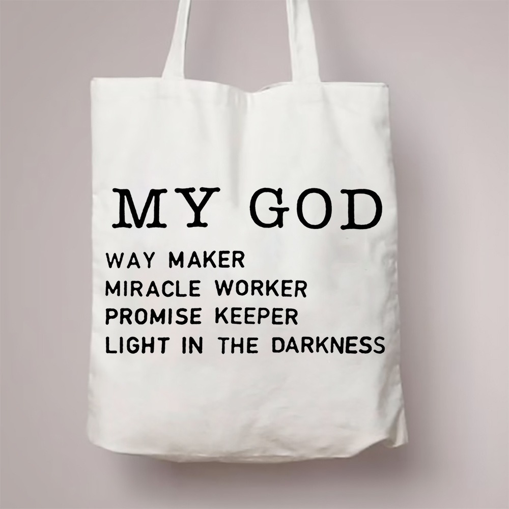All My Hope Is in Jesus Patter - đánh giá và giá Tote Bag Sublimation