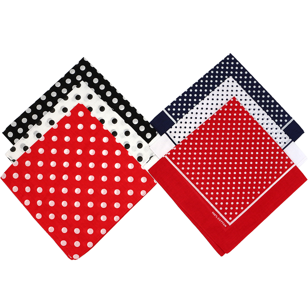Basic Red/White/Black/Navy Dot - đánh giá và giá Bandana Blank White