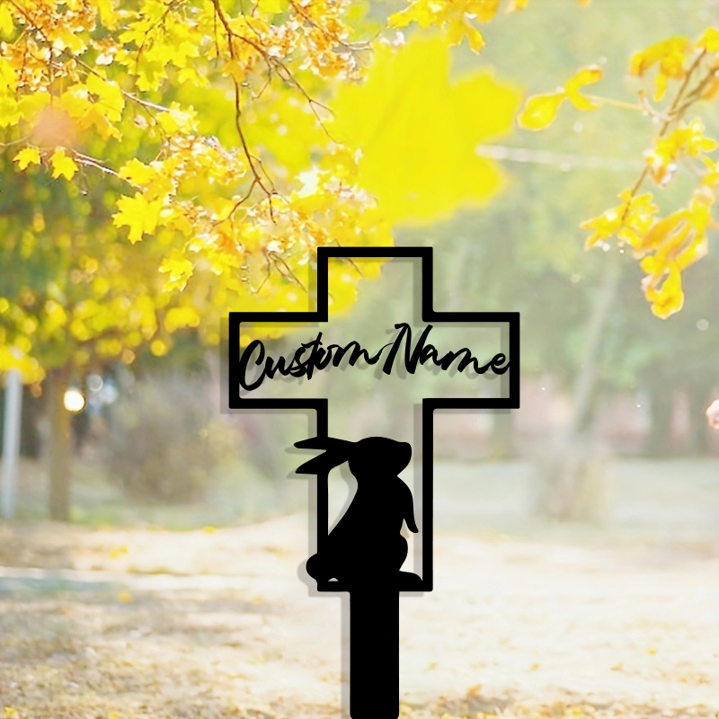 Art Deco Personalized Bunny Me - đánh giá và giá Yard Sign Blank