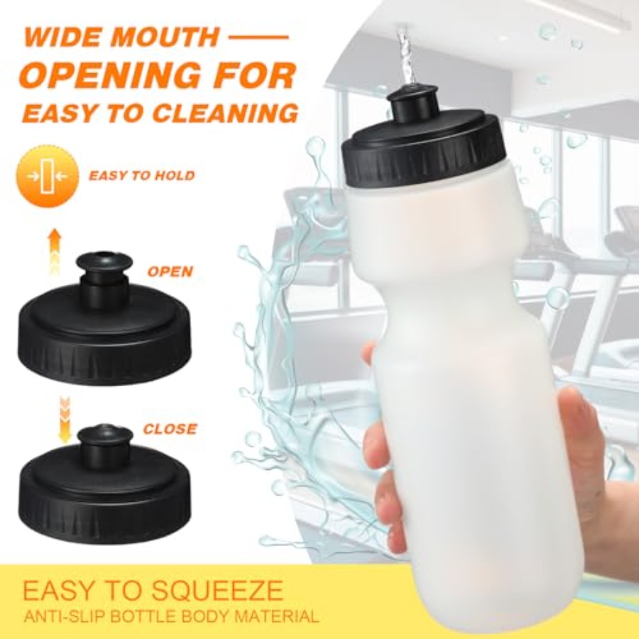 24 Pcs Sports Water Bottles Bu - đánh giá và giá Water Bottle Blank