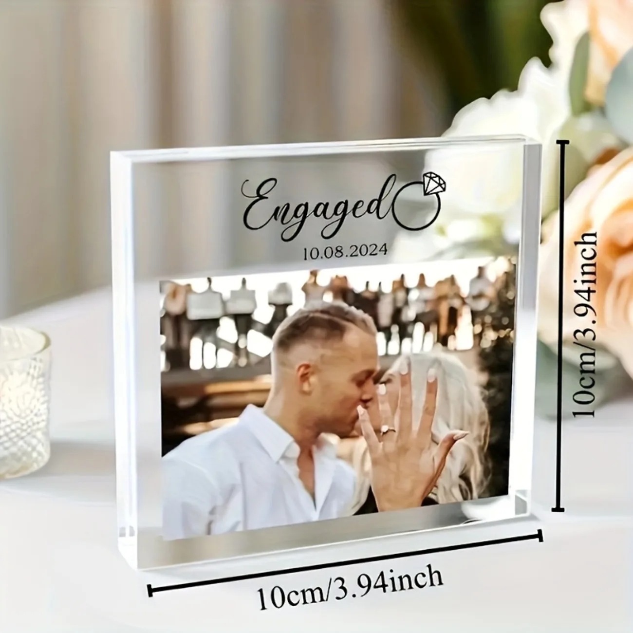 [2D Flat] Personalized Acrylic - đánh giá và giá Photo Acrylic Block