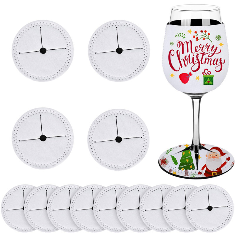 5/10Pcs Sublimation Wine Bottl - đánh giá và giá Coaster Sublimation Blank