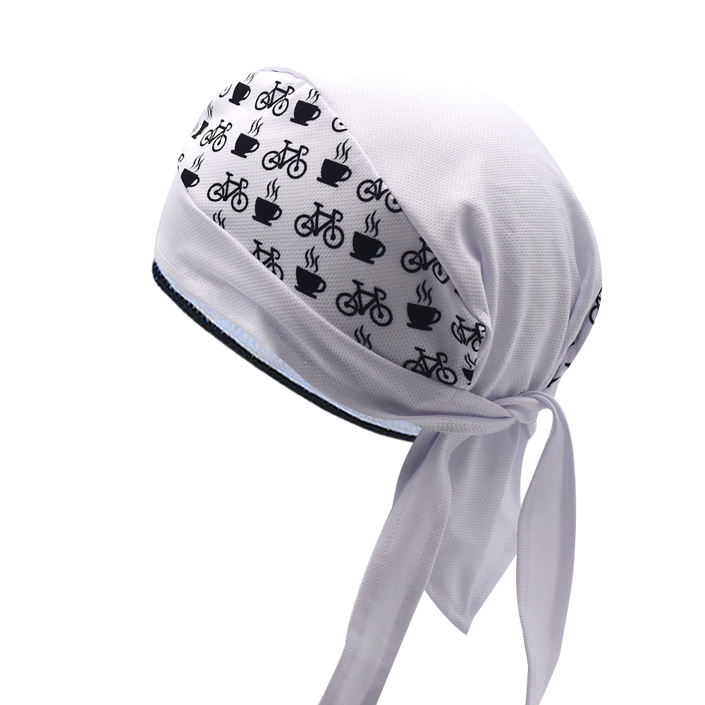 Classic Men White Cycling Cap  - đánh giá và giá Bandana Blank White