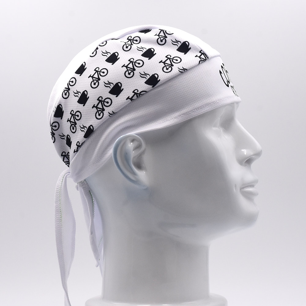 Classic Men White Cycling Cap  - đánh giá và giá Bandana Blank White