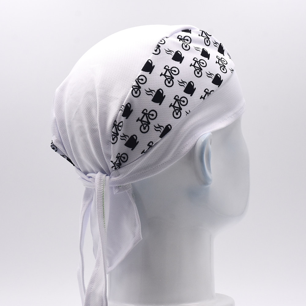 Classic Men White Cycling Cap  - đánh giá và giá Bandana Blank White