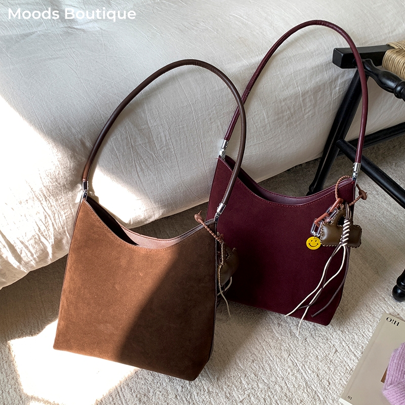 MOODS 2025 Autumn New PU Suede - đánh giá và giá Tote Bag Sublimation