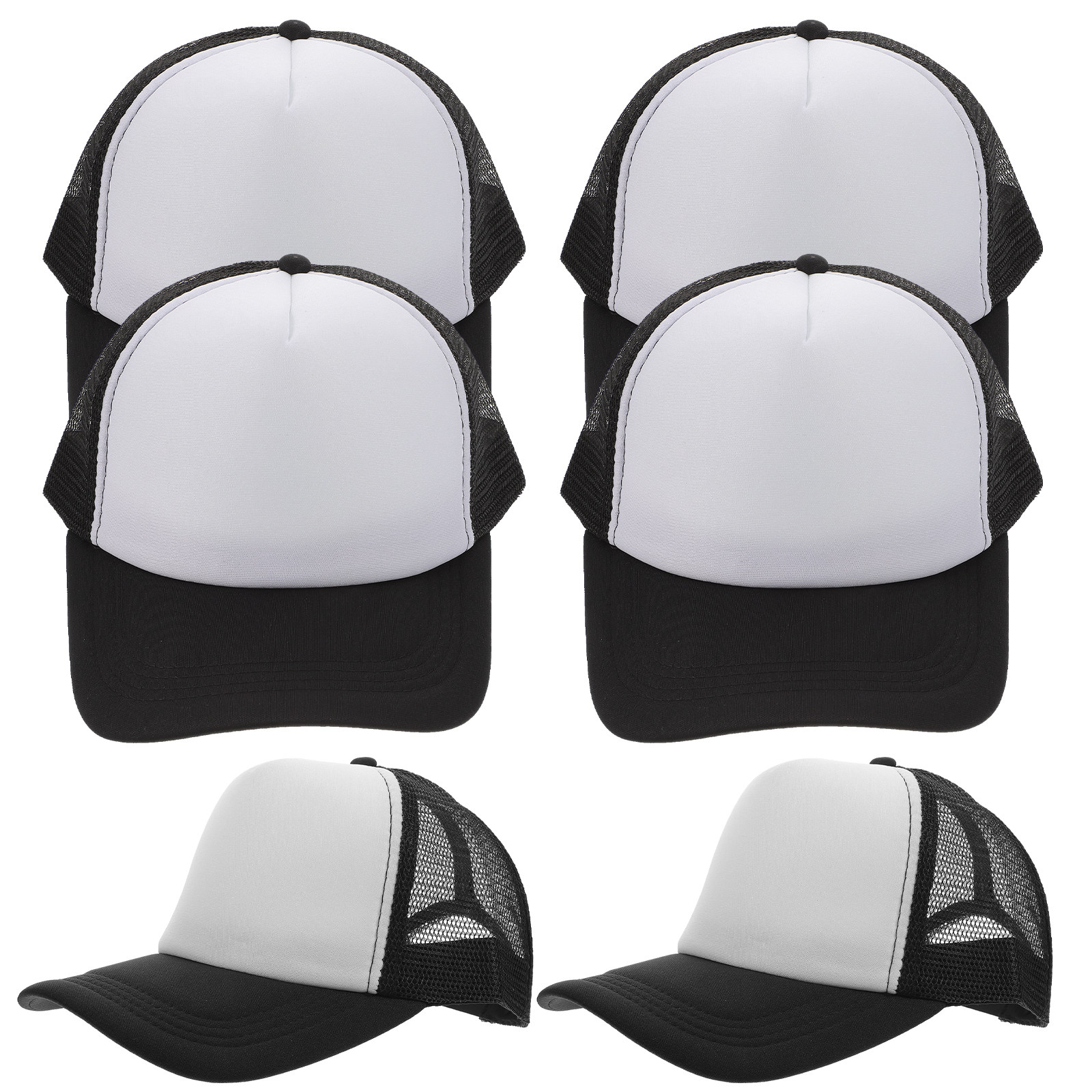 10Pcs Blank Baseball Cap Mesh  - đánh giá và giá Hat Sublimation Blank