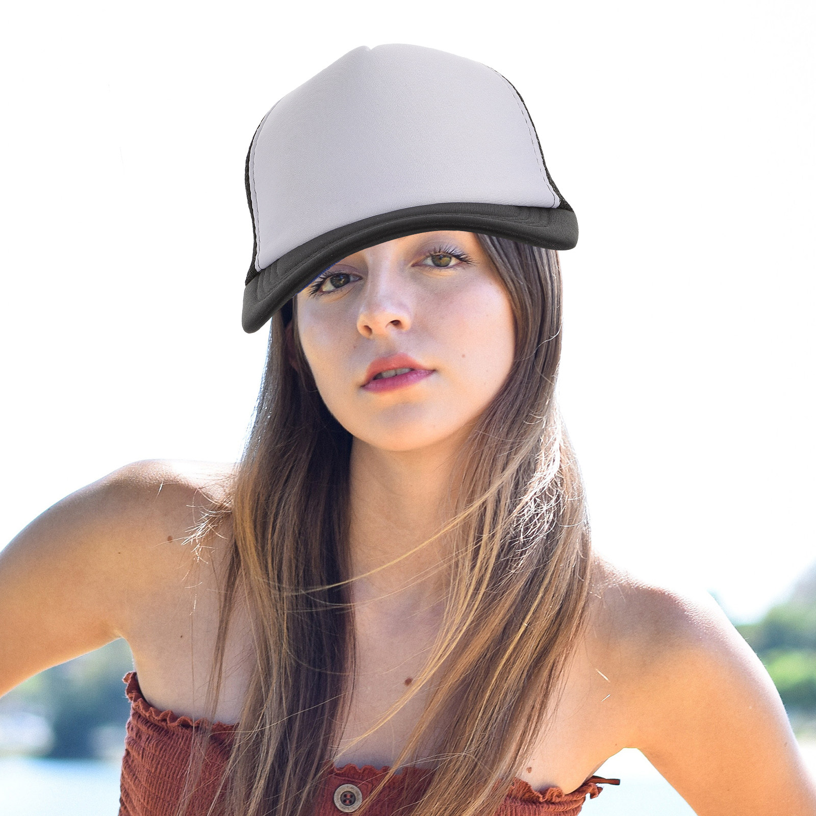 10Pcs Blank Baseball Cap Mesh  - đánh giá và giá Hat Sublimation Blank