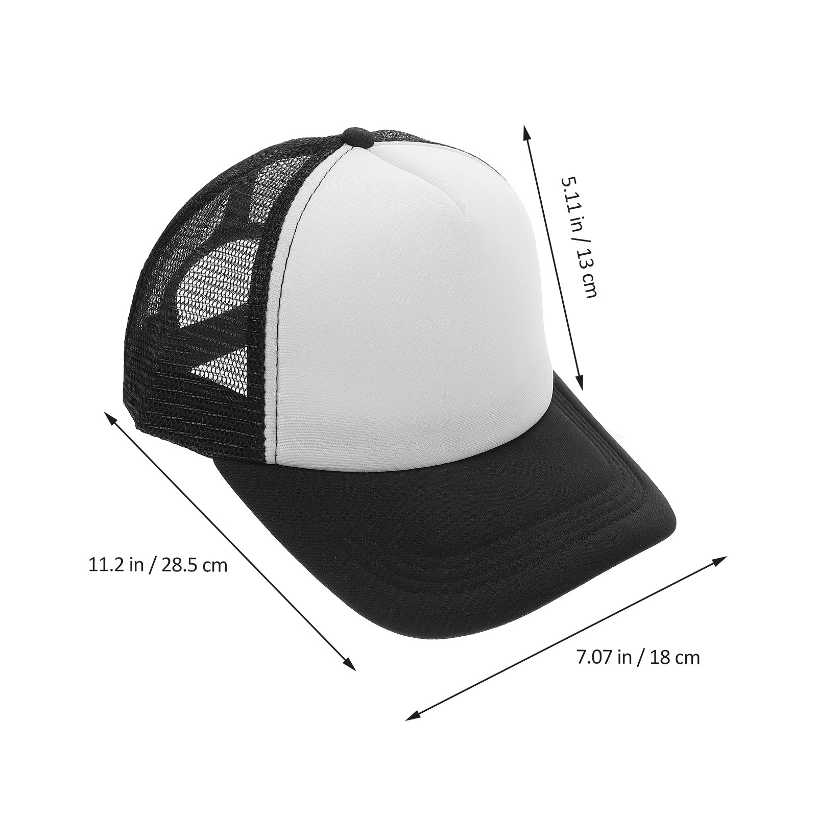 10Pcs Blank Baseball Cap Mesh  - đánh giá và giá Hat Sublimation Blank