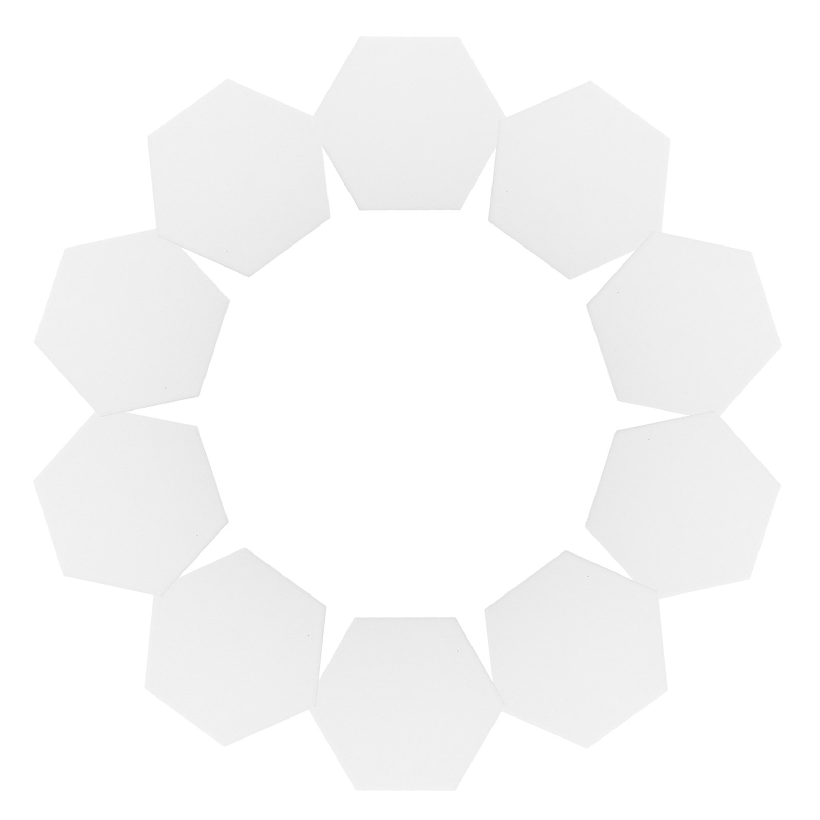 10Set White Hexagonal Ceramic  - đánh giá và giá Coaster Sublimation Blank