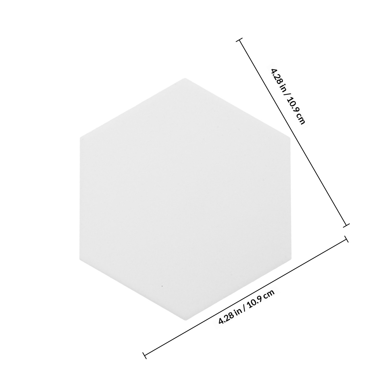 10Set White Hexagonal Ceramic  - đánh giá và giá Coaster Sublimation Blank
