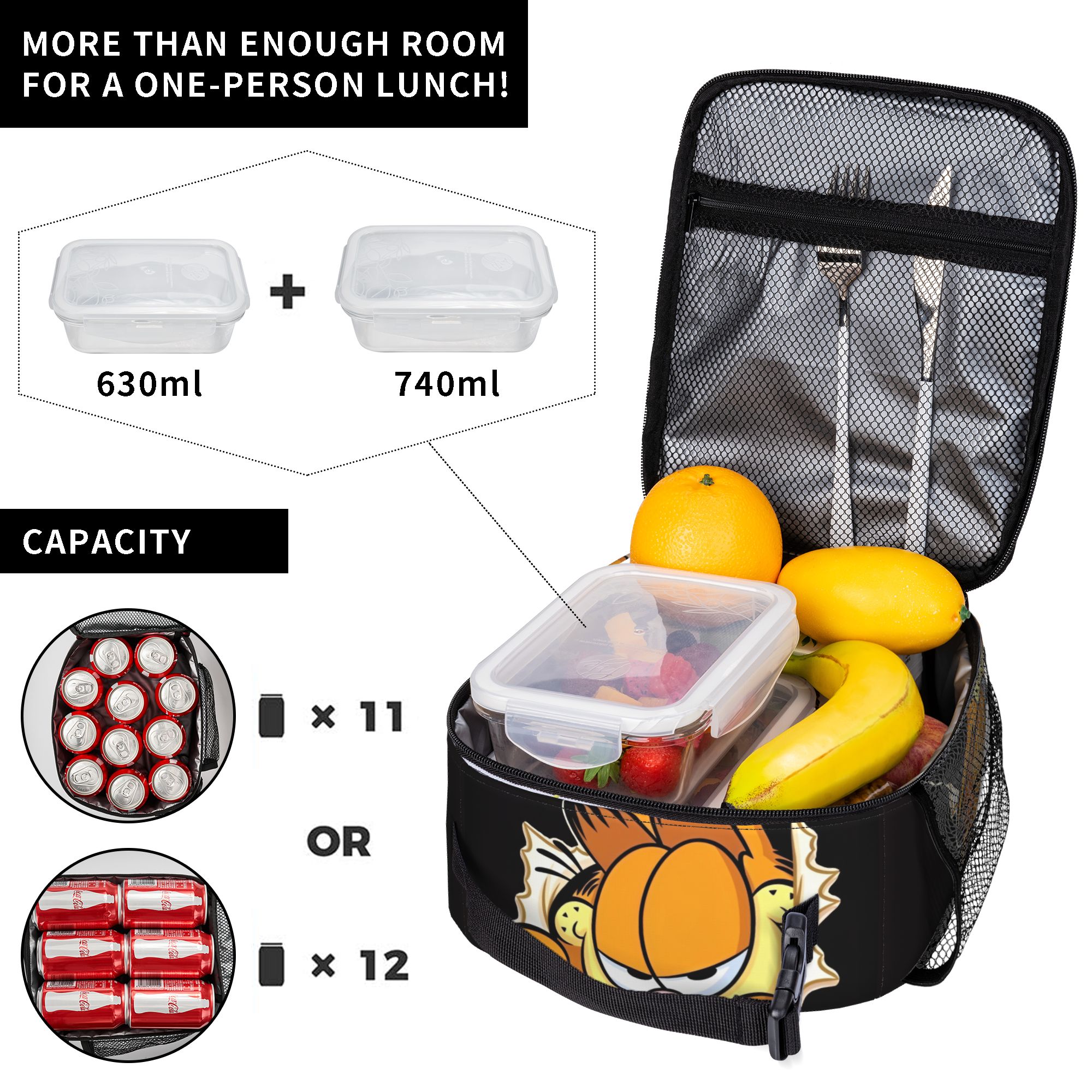 Garfielded Insulated Lunch Bag - đánh giá và giá Tote Bag Sublimation
