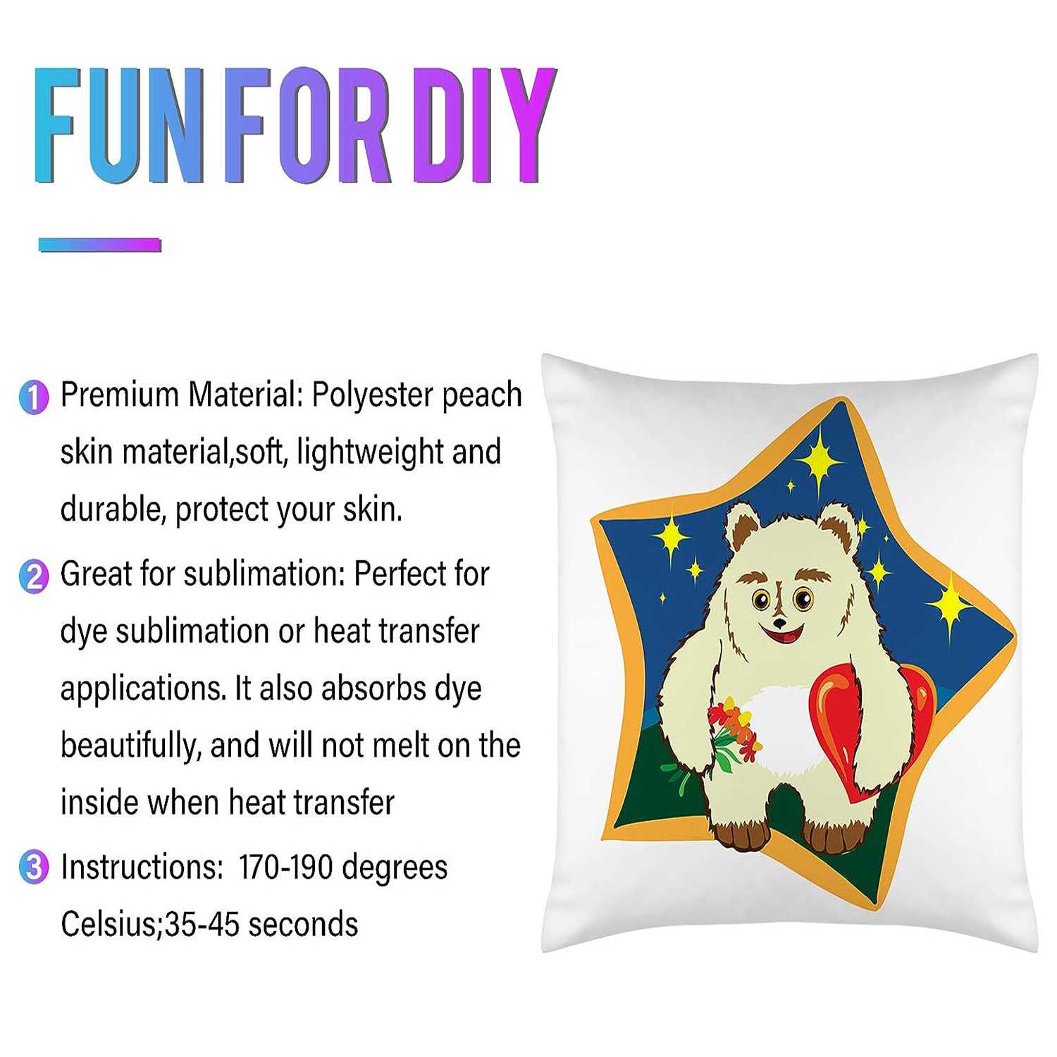 4Pcs Sublimation Blanks Throw  - đánh giá và giá Pillow Cover Sublimation