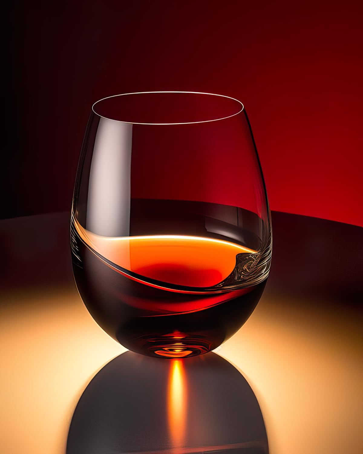 Stemless Wine Glasses Set of 4 - đánh giá và giá Tumbler 20Oz White