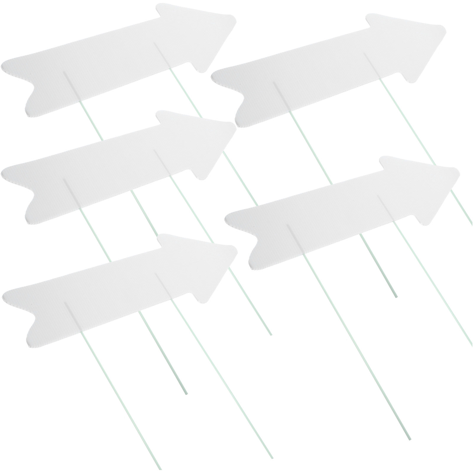 5Pcs Blank Yard Signs Plastic  - đánh giá và giá Yard Sign Blank