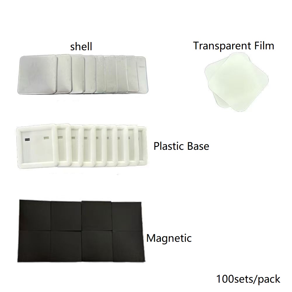 100pcs 50*50mm 2inch Square ma - đánh giá và giá Button Badge Blank