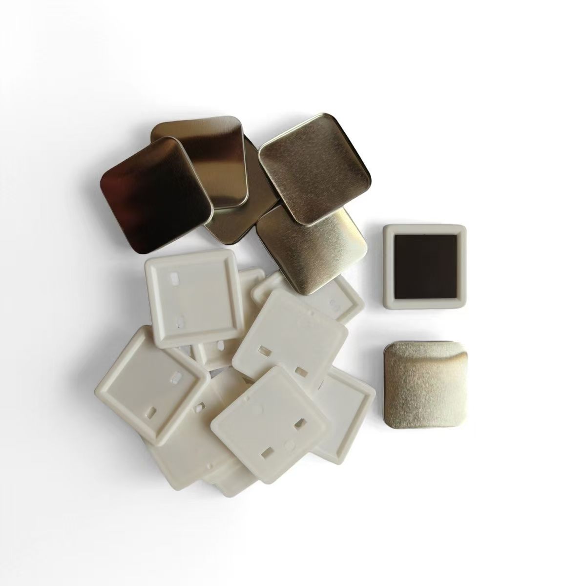 100pcs 50*50mm 2inch Square ma - đánh giá và giá Button Badge Blank